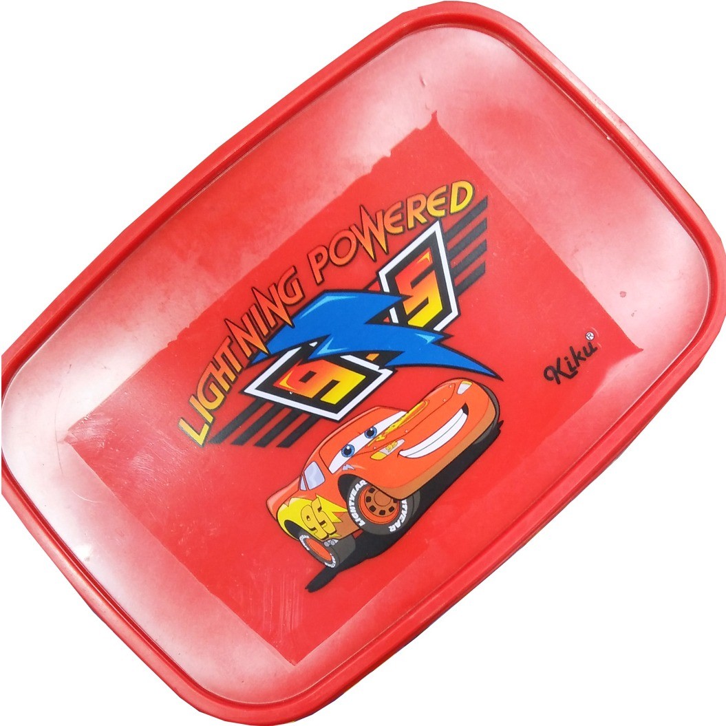 Car Racer Themed lunch box - Blue & Red