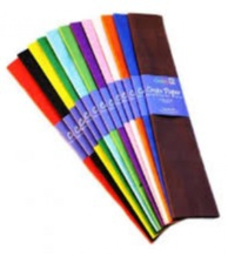 crepe Papers -Red,Green,Yellow, Pink, blue