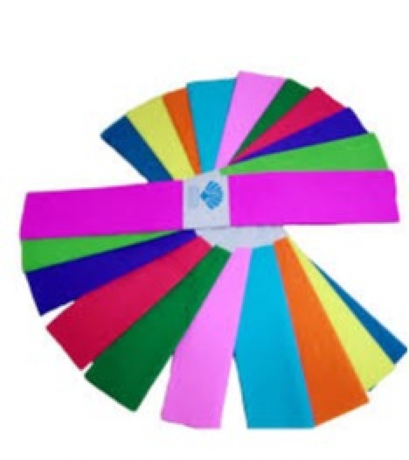 crepe Papers -Red,Green,Yellow, Pink, blue