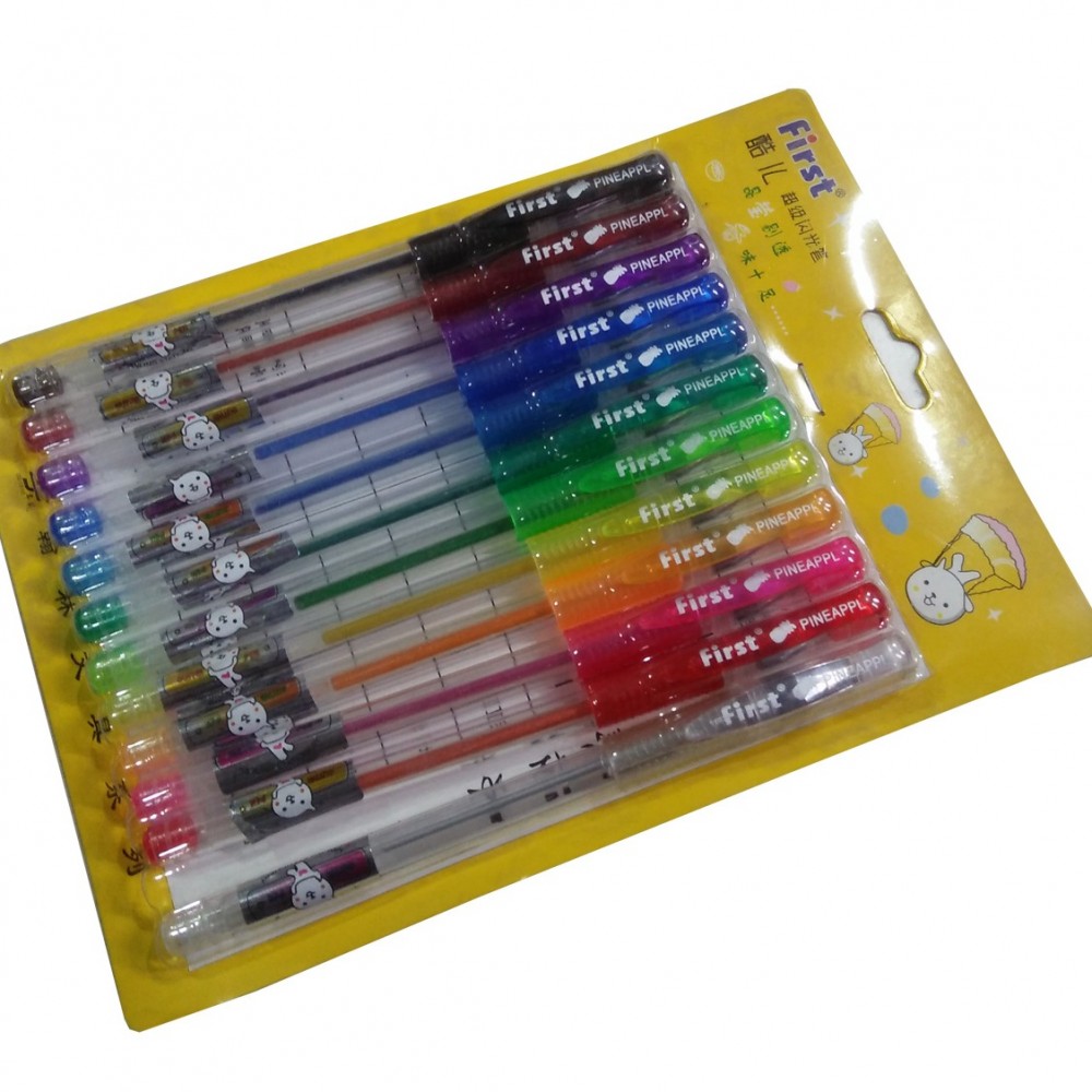 First Gel Ball Point For Kids - Pack of 12