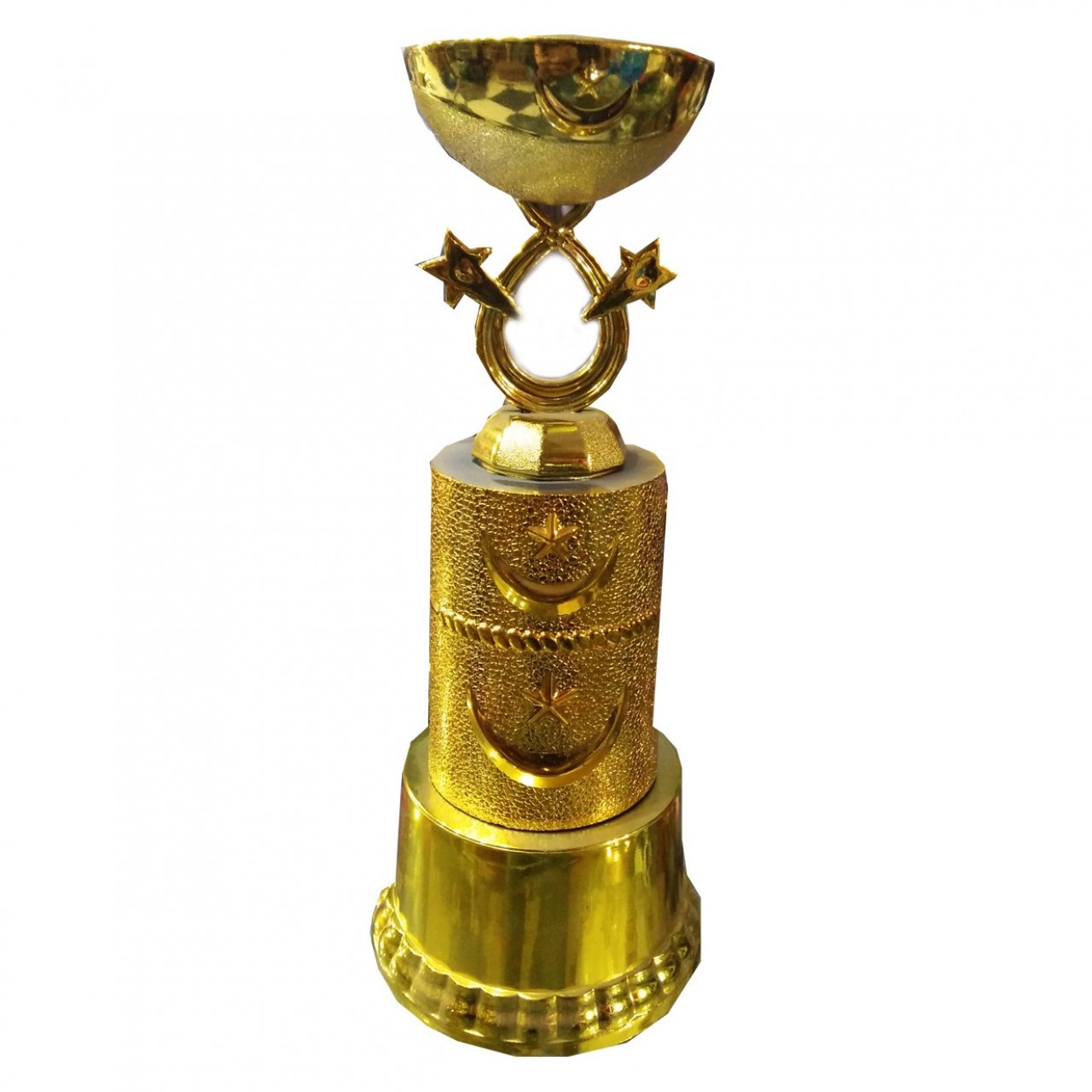 Gold Themed Trophy Cup With Golden Base