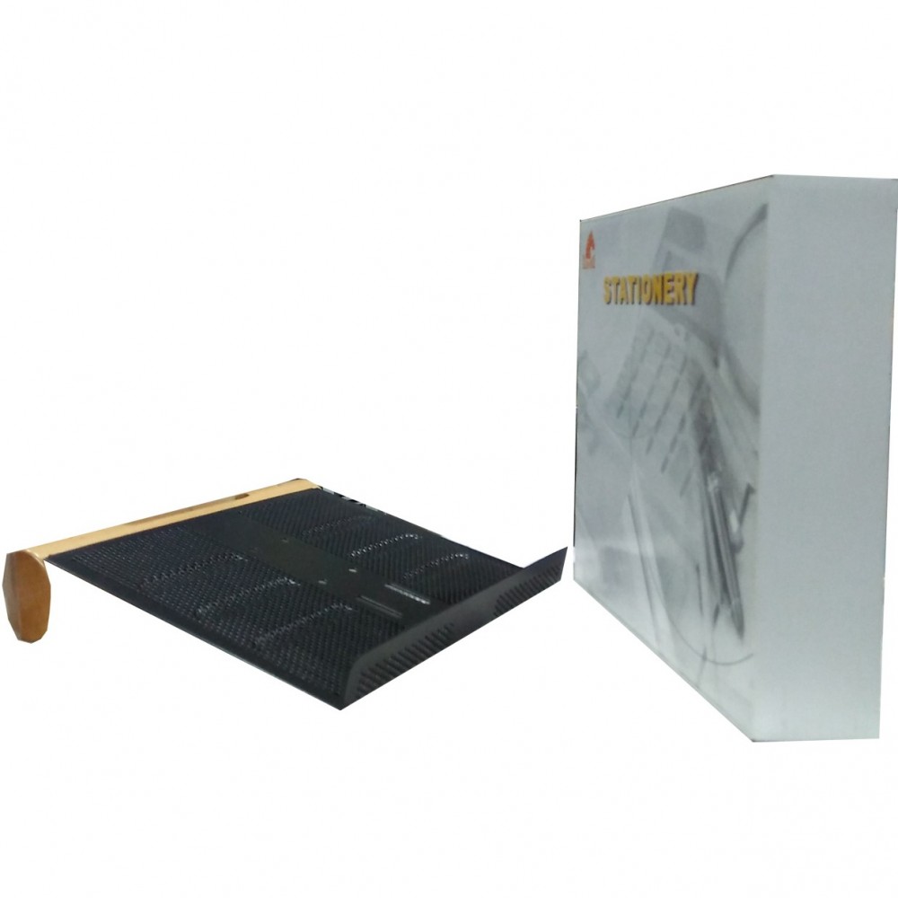 Golden Horse Pen & Paper Stand For Office Use
