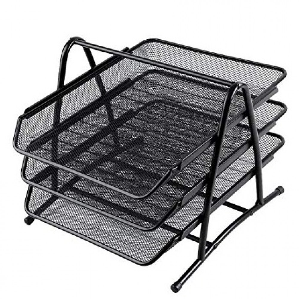 Heavy Duty 3 Tier Document Letter Tray & Organizer Shelf
