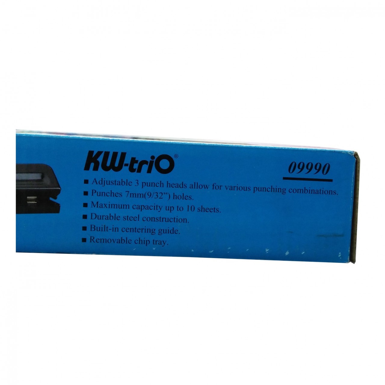 KW-Trio 3-Hole Adjustable Punch For Office Use - 7mm Holes
