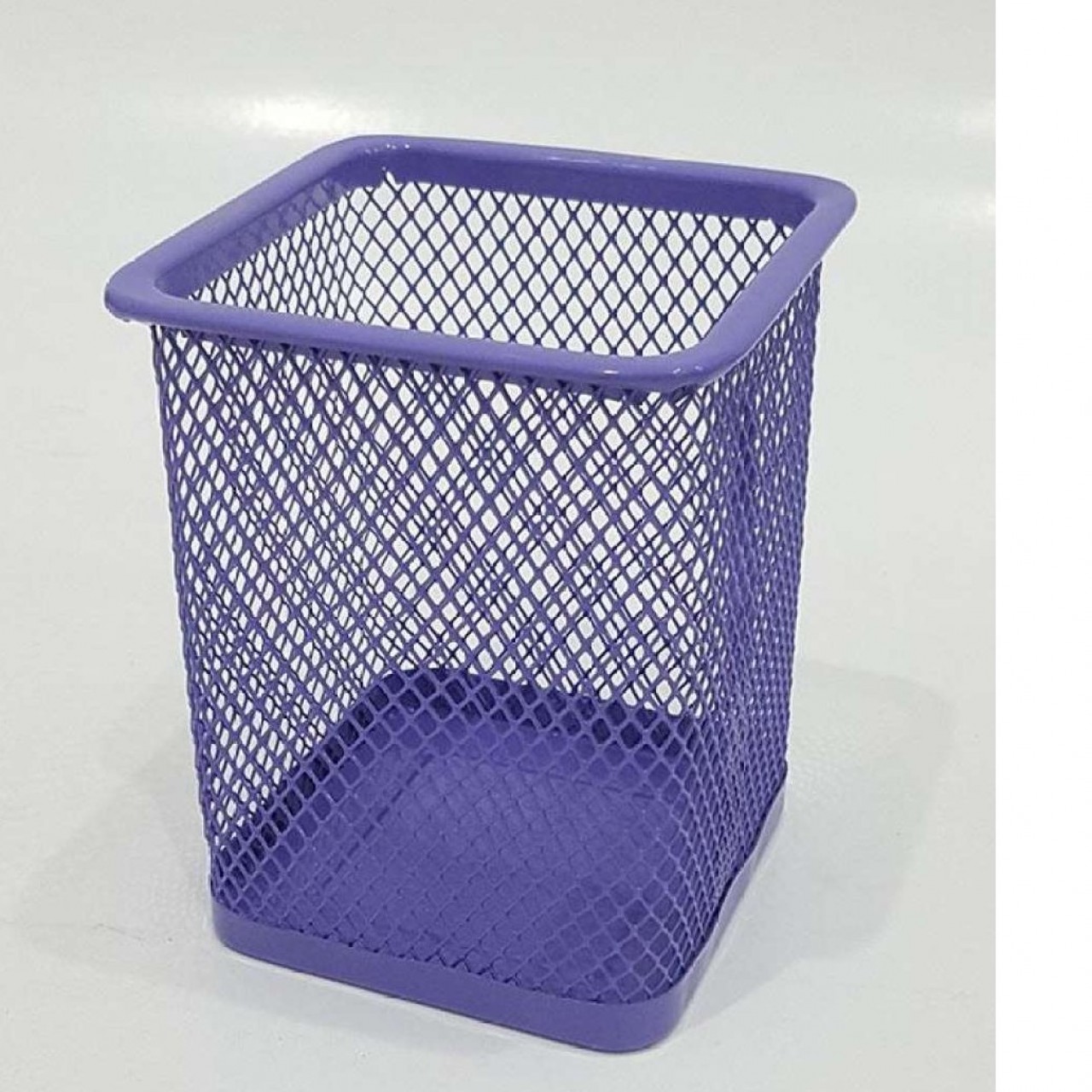 Metal Pen Stand - Purple