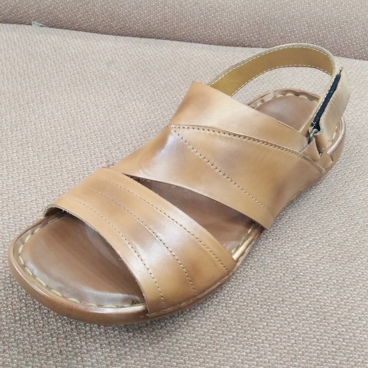 Milli Leather Sandals For Men - Beige - 6 to 11