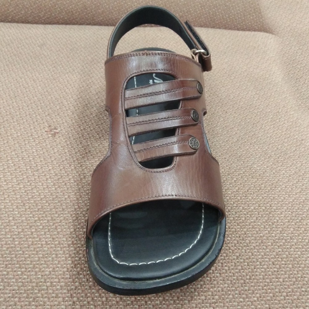 Milli Leather Sandals For Men - Brown - 6 to 11