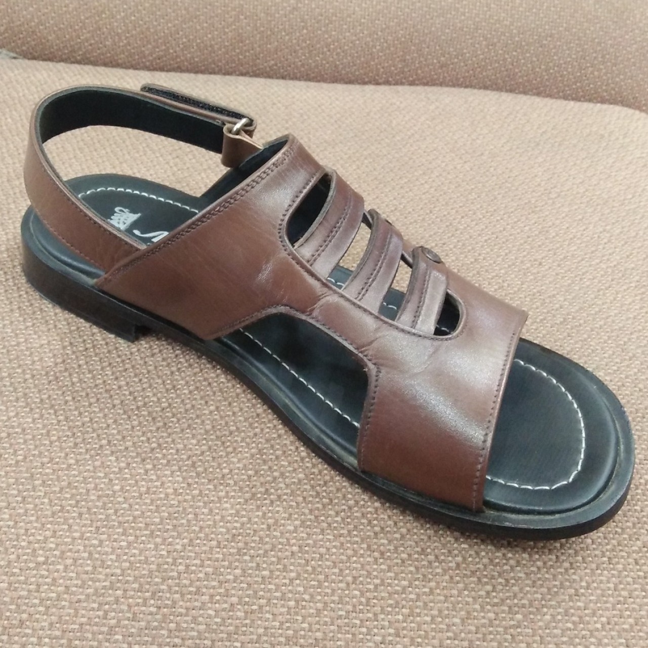 Milli Leather Sandals For Men - Brown - 6 to 11