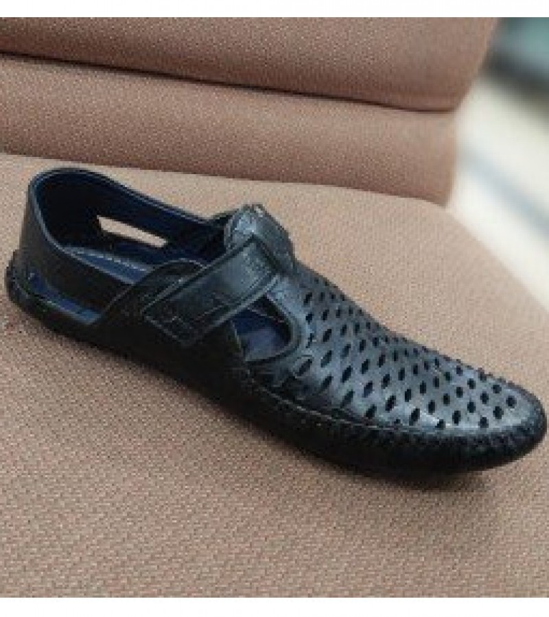 Milli Shoes Fashionable Leather Boot For Men - Black - 6 to 11
