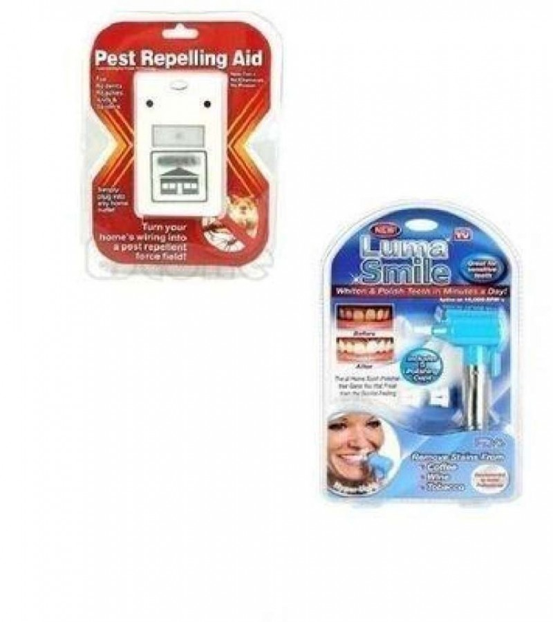 Pack Of 2 - Pest Repelling Aid + Luma Smile Teeth Polisher