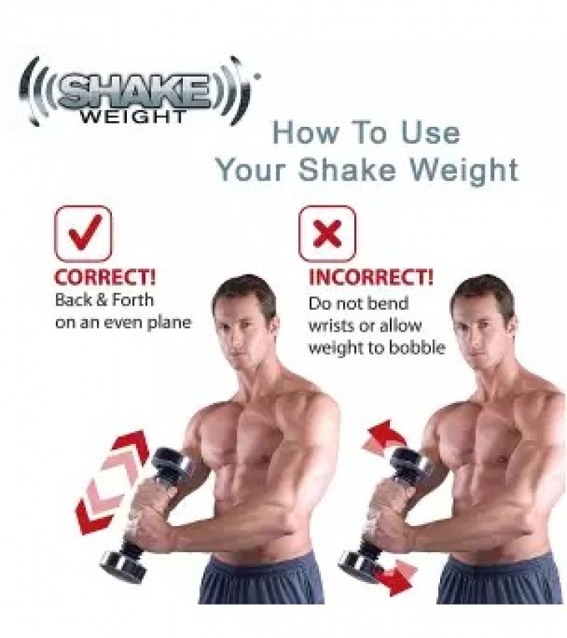 SHAKE WEIGHT DUMBELL FOR MEN AND WOMEN