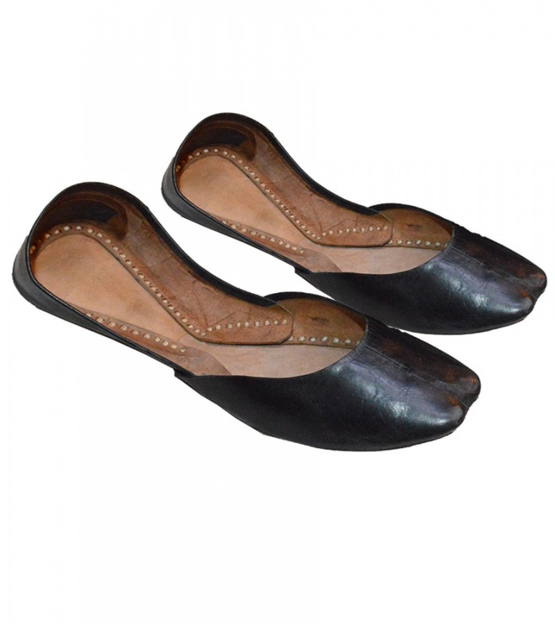 Stylish Black Khussa