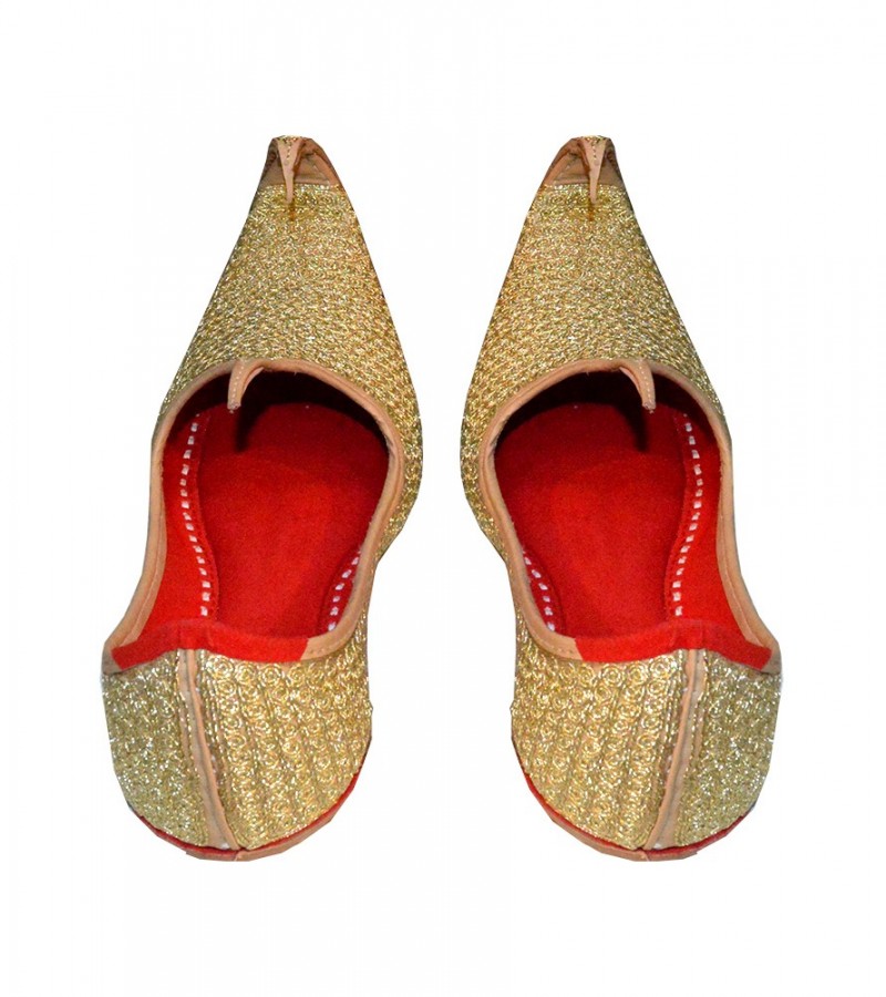 Wedding Yellow Khussa