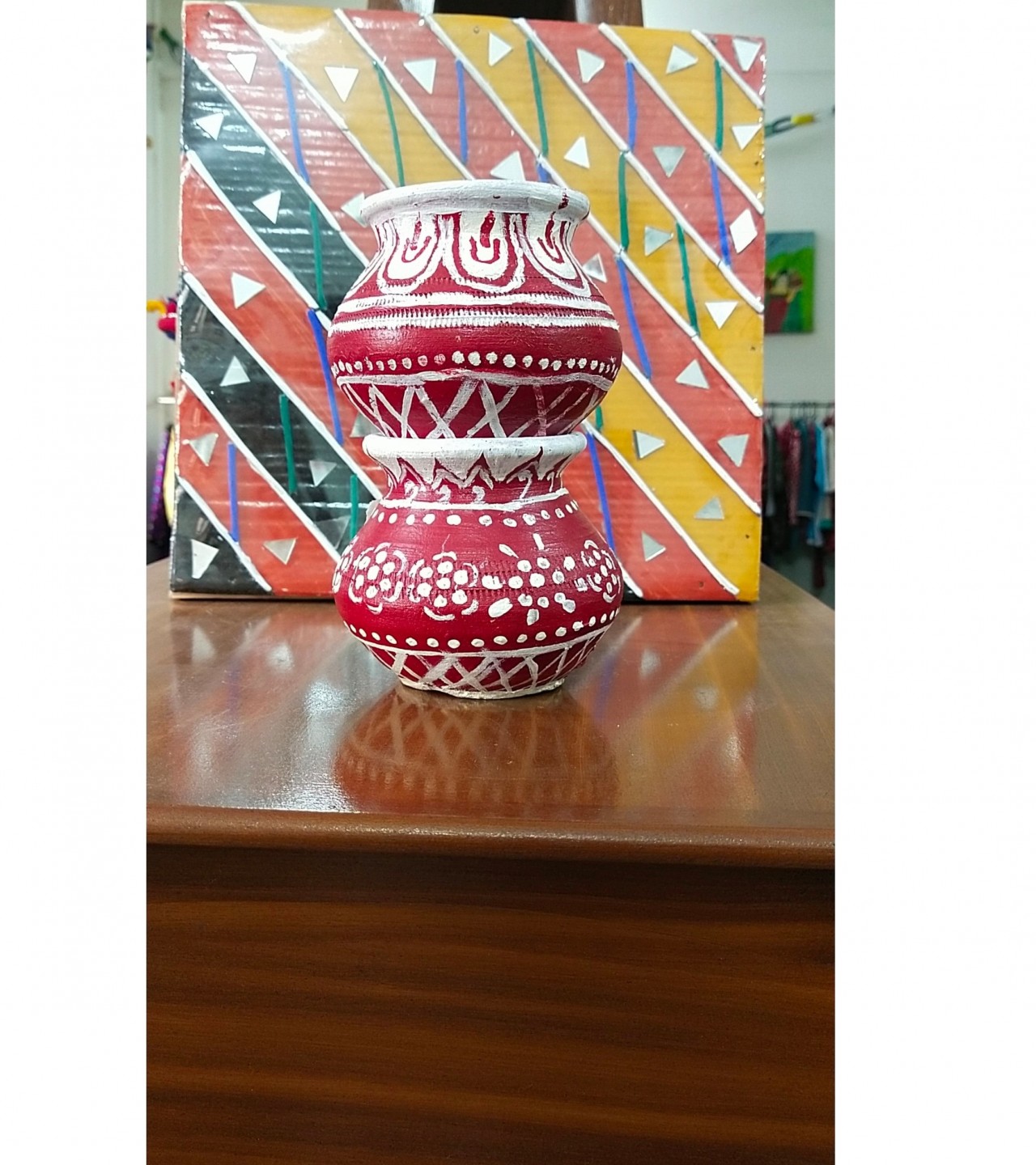 Colorful Clay Pot
