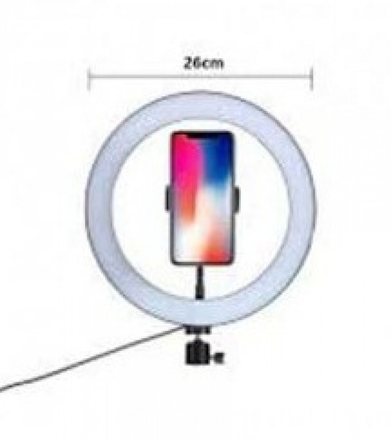 26cm SELFIE RING LIGHT WITH 3 LIGHTENING