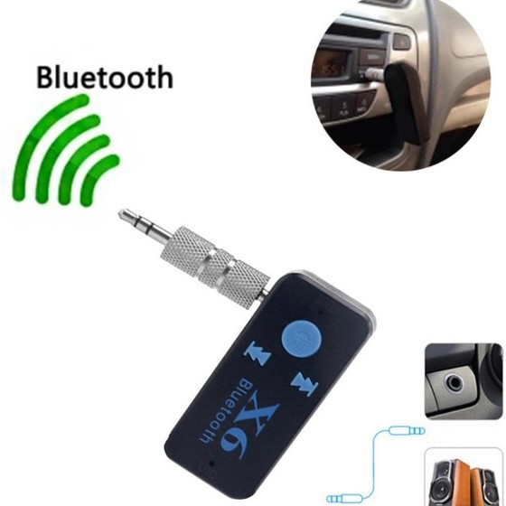 Car Bluetooth X6 Music Receiver With Tf Card Reader