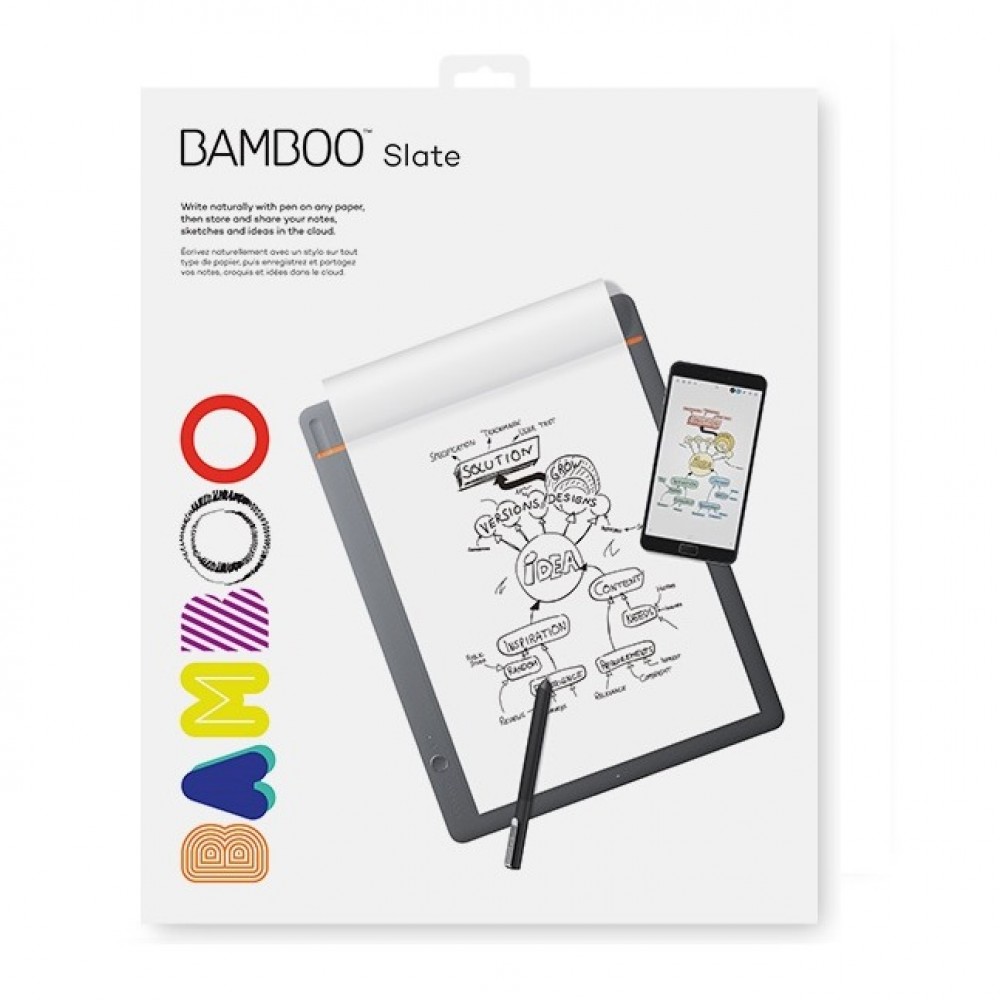 Bamboo Folio Smart Pad & Pen With 3 Pen Nibs - Size-A4