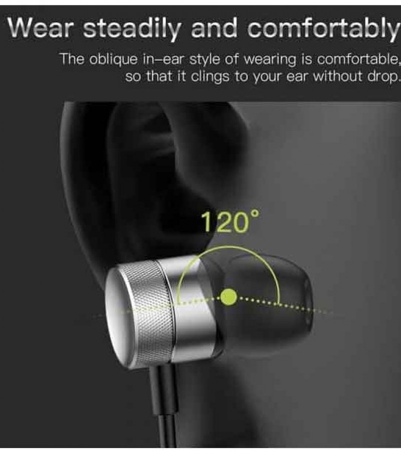 Baseus Encok H04 Wired Earphone Fashion Knurling Design