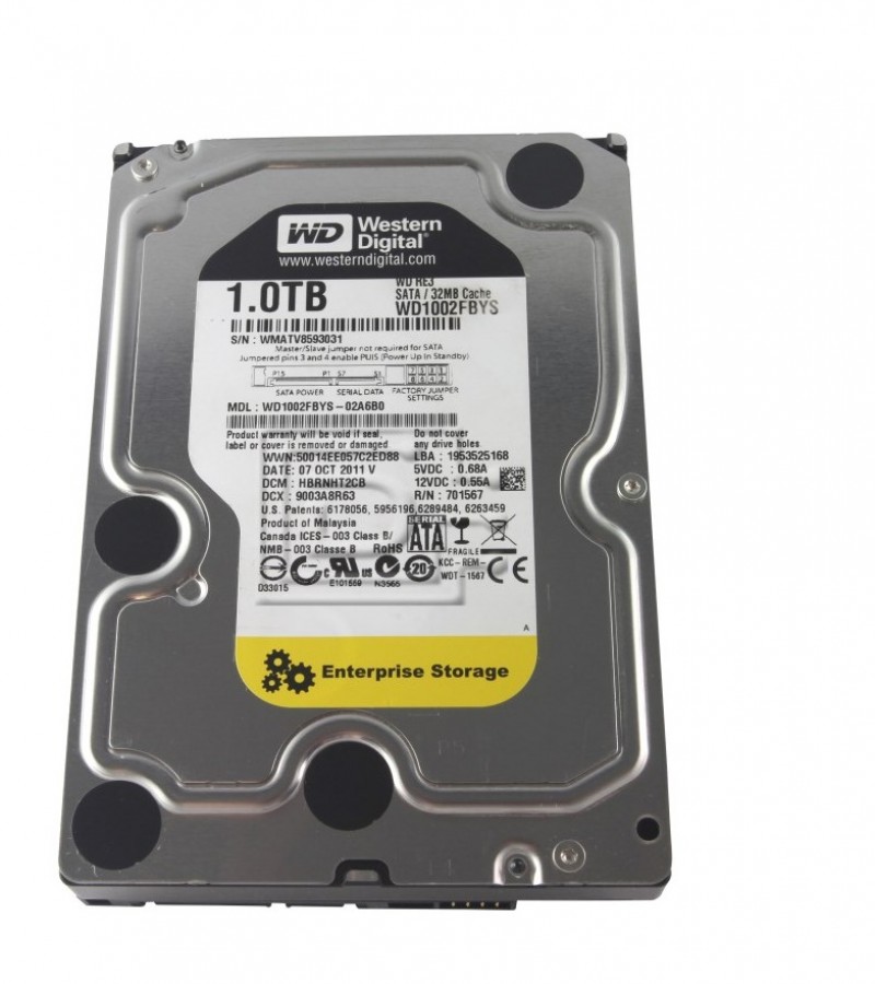 CA1985		Western Digital Hard disk WD1002FBYS