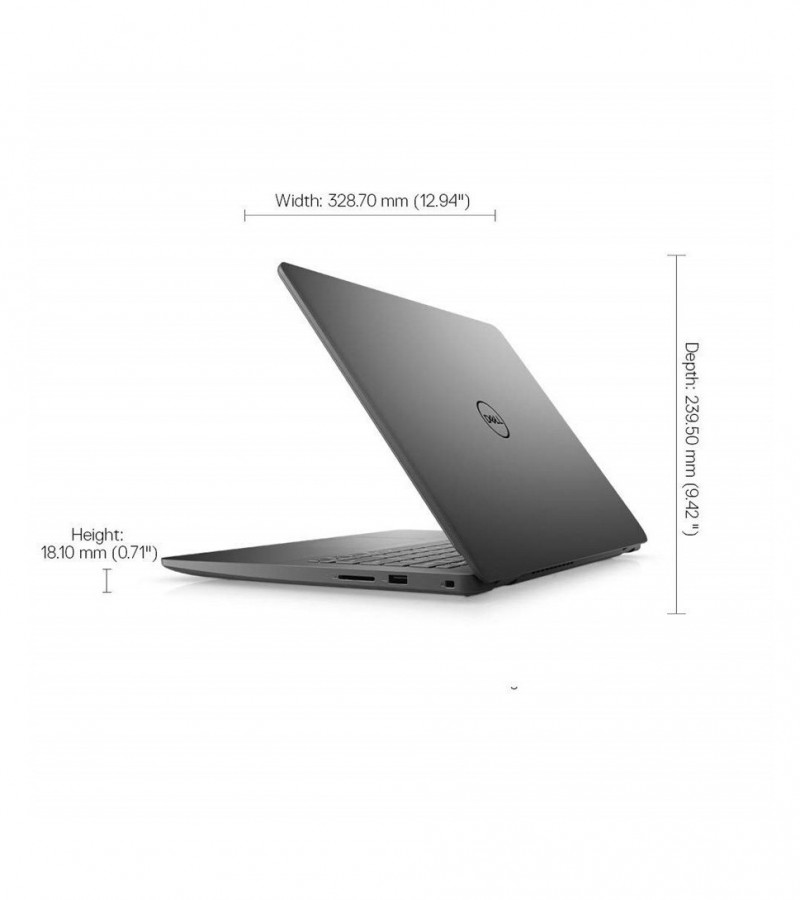 DELL VOSTRO 3401 - 10th Generation Core i3 - 4GB RAM - 1TB Hard Drive - 14.0" Display - Dos - Black