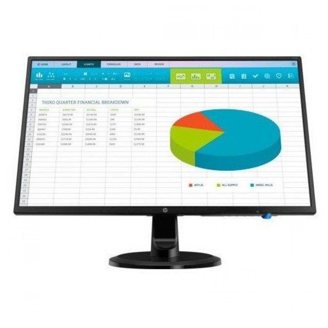 HP N246v LED Monitor For Desktop PC - 23.5”