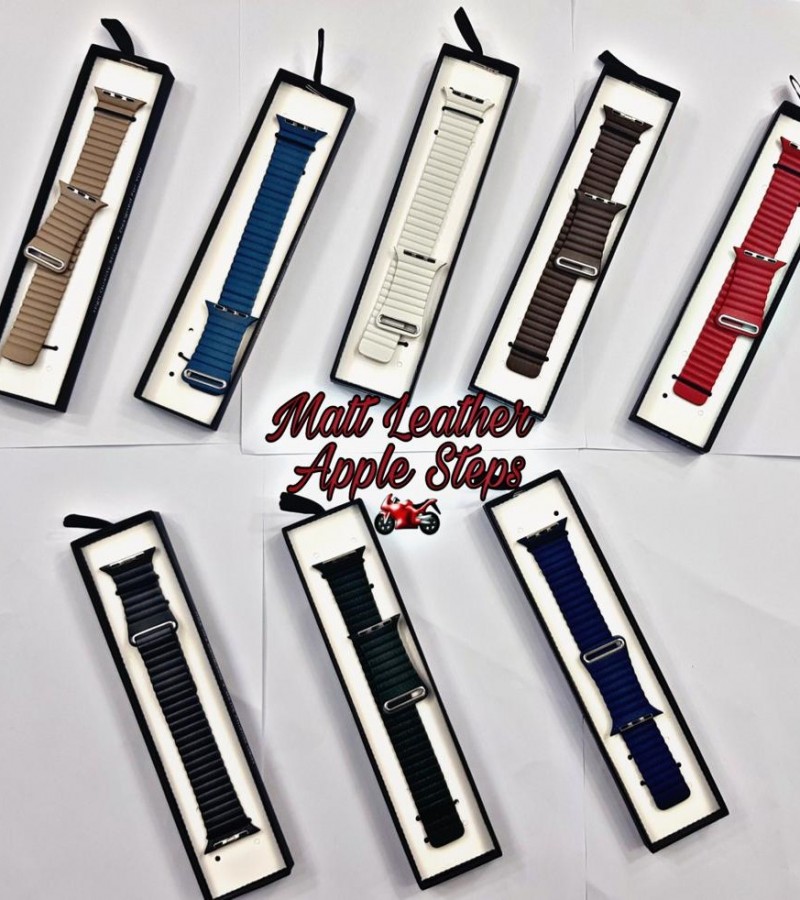 MATT LEATHER APPLE STEPS