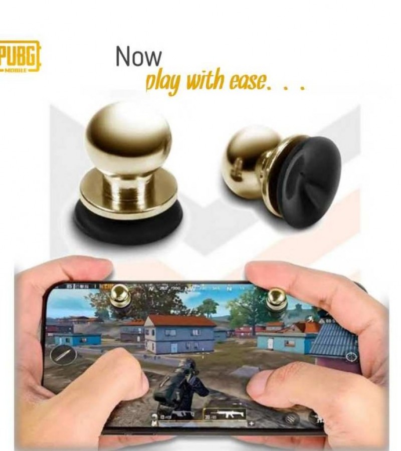 PUBG Stretchable Vacuum Metal Joystick Trigger for Mobile Gaming
