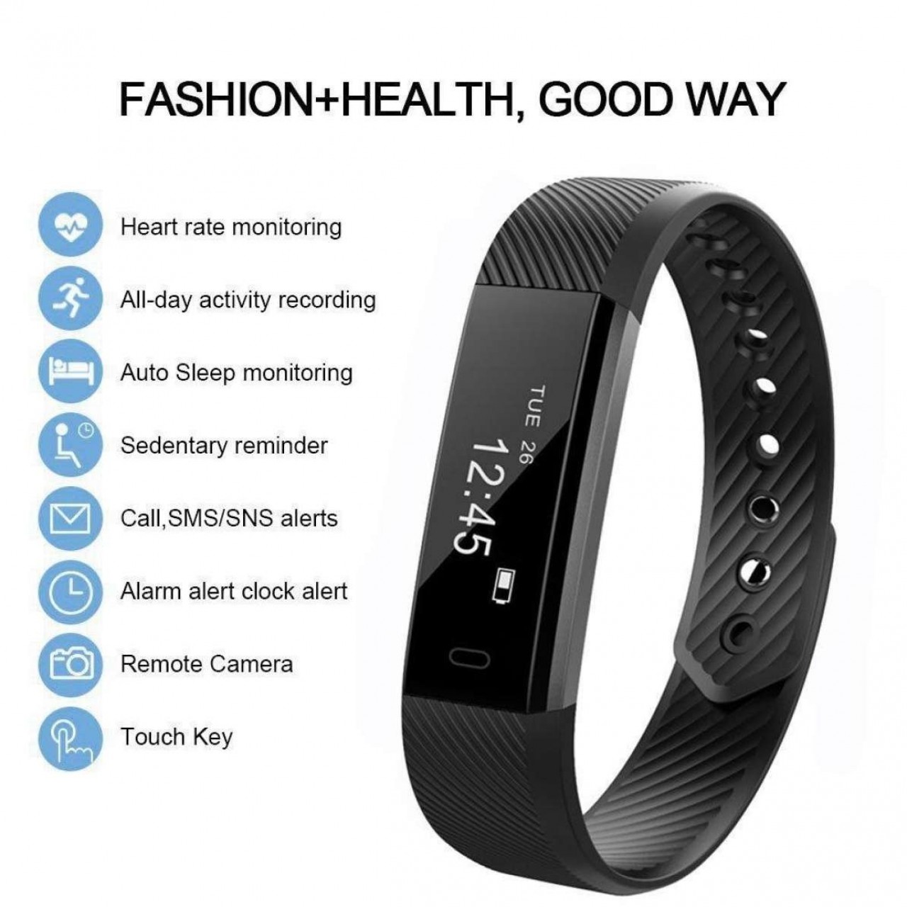 Smart Watch With Heart Rate 115hr