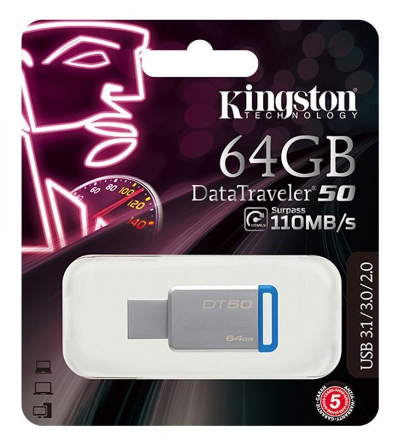 USB 3.1 Flash Drive - DT50 - 64GB