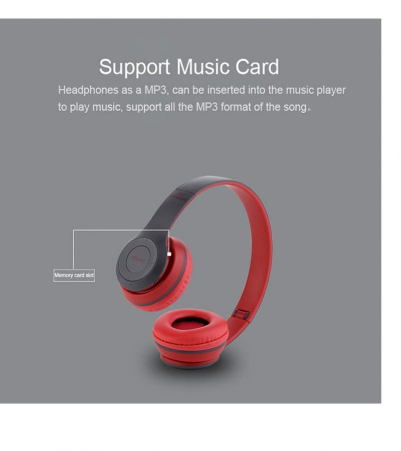 Wireless Headphones,P47 Bluetooth Headphones Wireless Stereo Headset with Microphone  BHS114