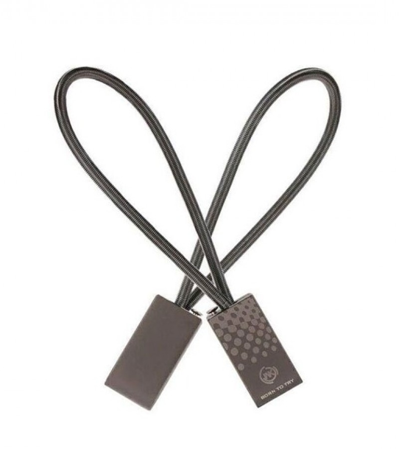 WK Sbaro 2 in 1 Data Cable For Micro And Lightning WDC-025 - Grey