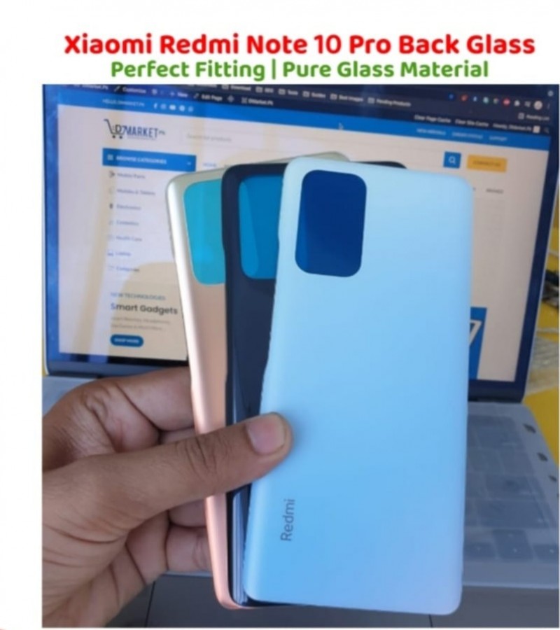 Xiaomi redmi note 10 pro - Original back body - Back Glass Housing Battery Door Replacement