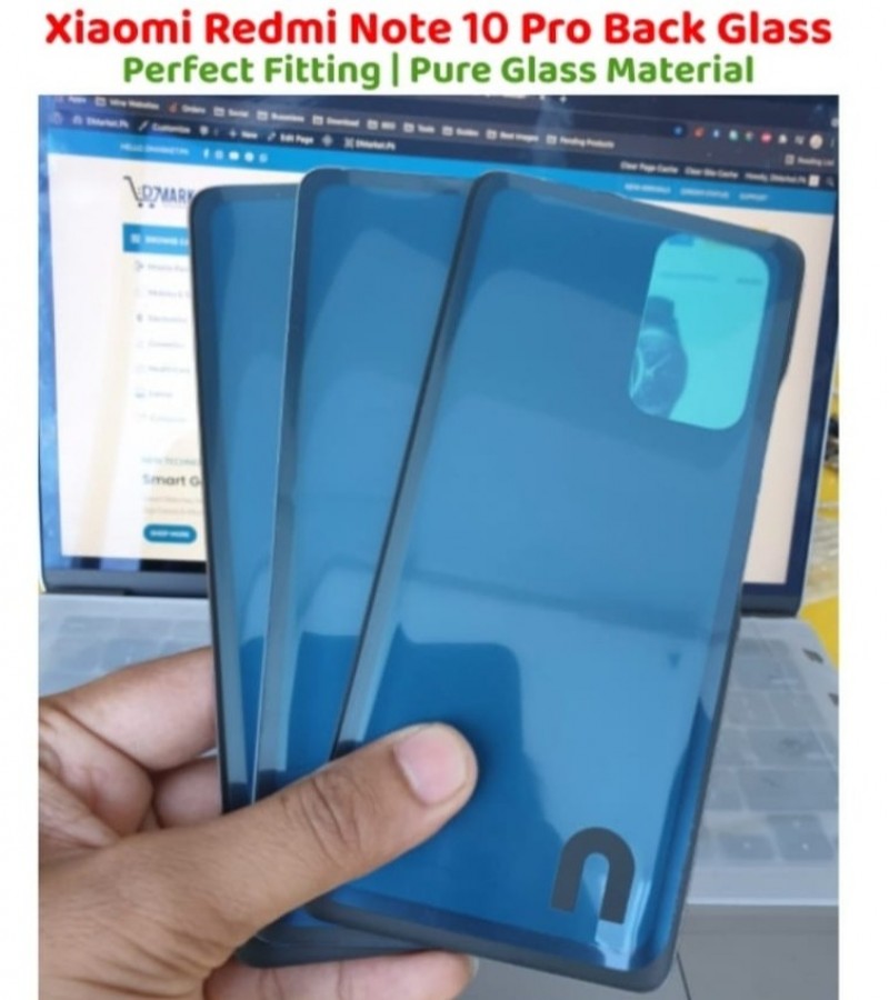 Xiaomi redmi note 10 pro - Original back body - Back Glass Housing Battery Door Replacement