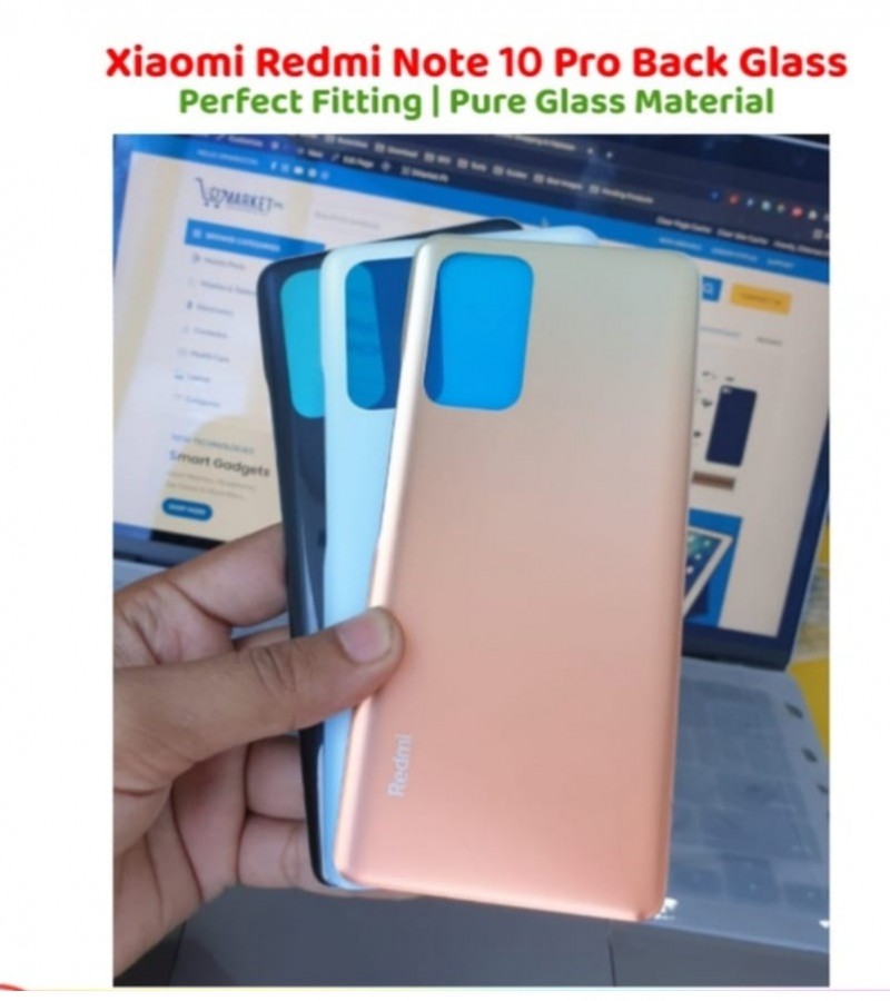 Xiaomi redmi note 10 pro - Original back body - Back Glass Housing Battery Door Replacement