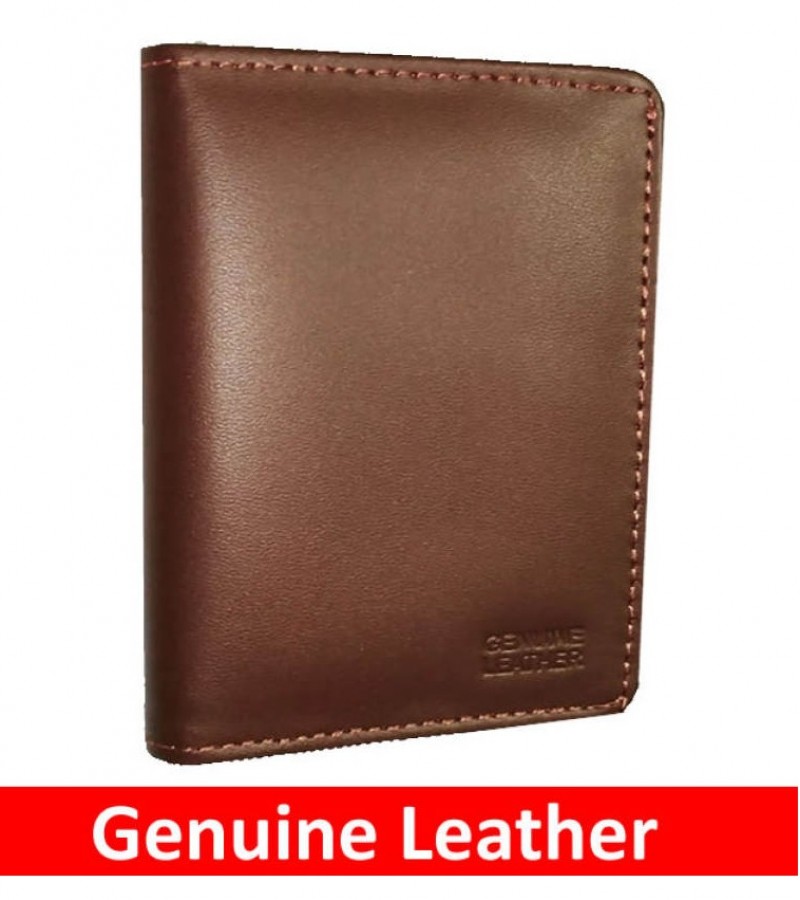 Cow Leather Card Holder Wallet CL15BrownARDS