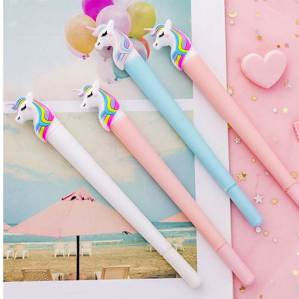 Cute Rainbow unicorn Gel Pen for office school/College and Gifts