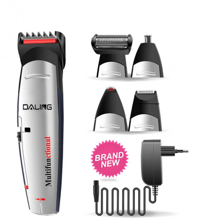 DALING 5in1 rechargeable grooming kit model DL-1012 powerful electric barber hair clipper