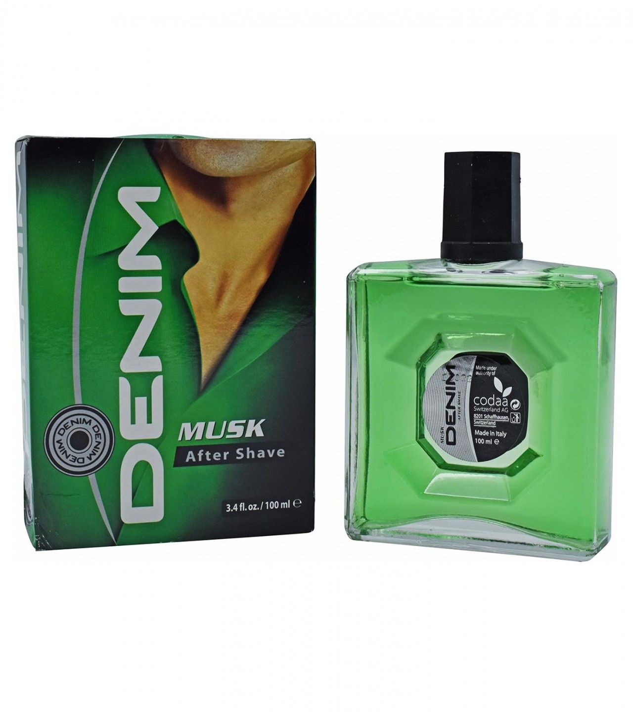 Denim Musk After Shave (Musk) - 100 ml - Green