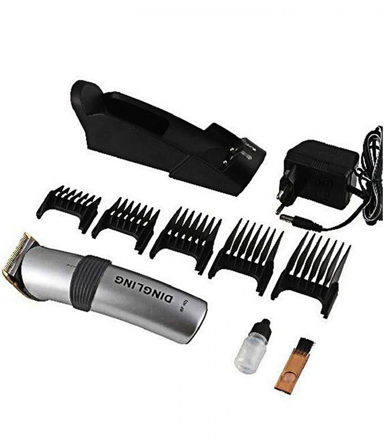Dingling RF-699 Hair Trimmer And Shaver For Men - Silver