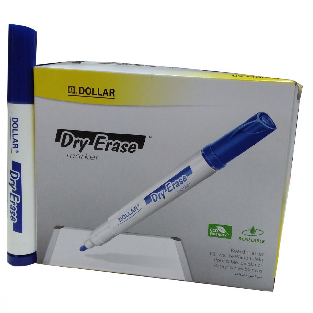 Dollar Dry Erase Board Marker Box - Blue