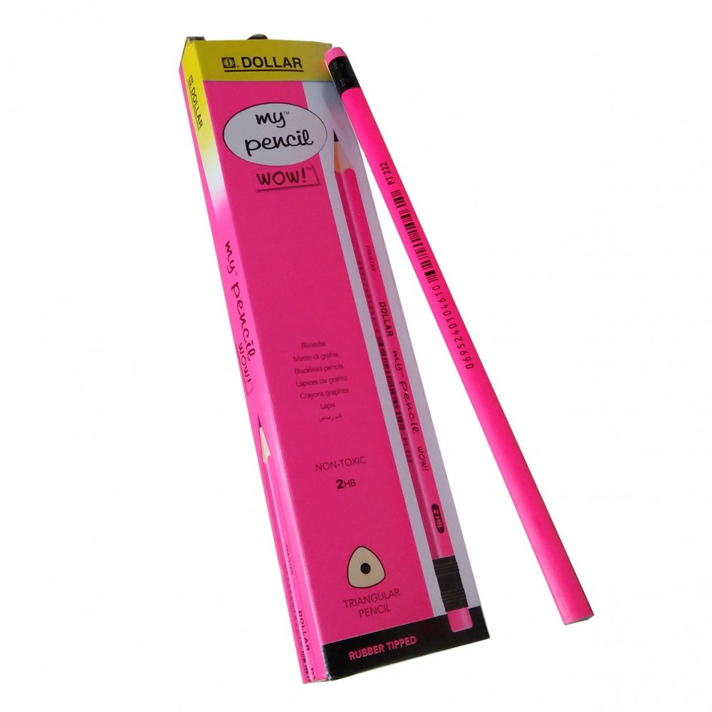 Dollar Non-Toxic Lead Pencil For School Kids - 2HB - 12 Piece