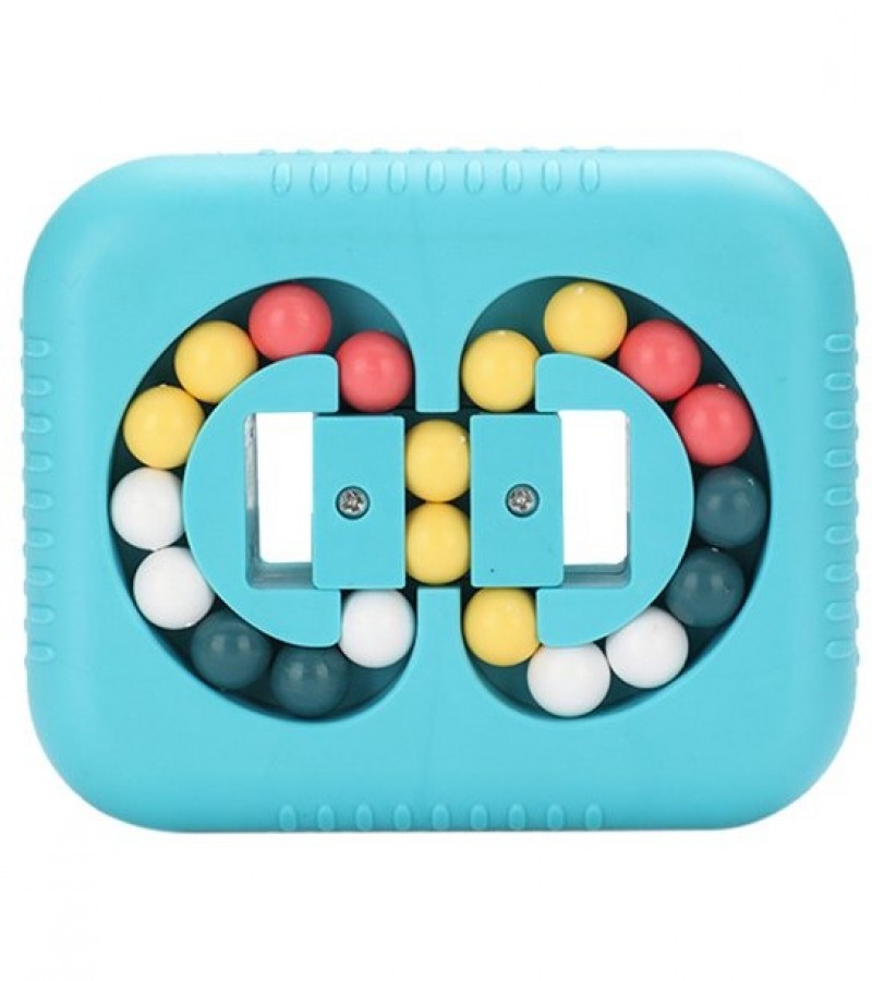 Double-sided Rotating Square Disc Magic Small Beads Puzzle Fidget Toy for Kids Adult Stress Relief