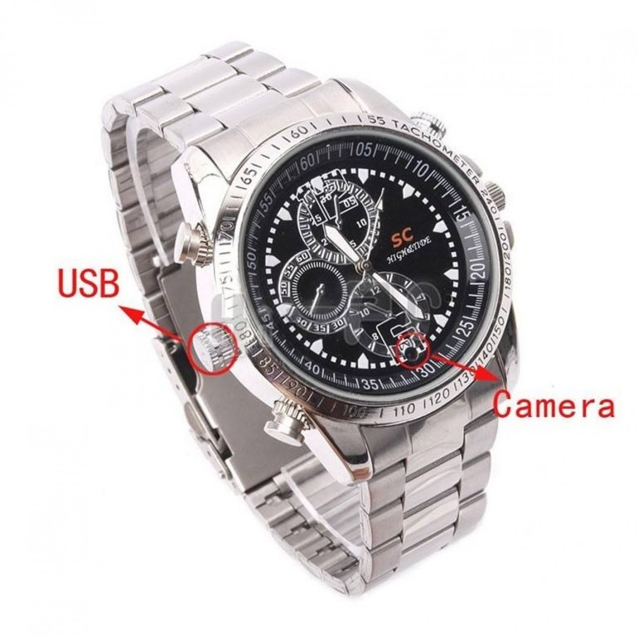 hidden camera wrist watch
