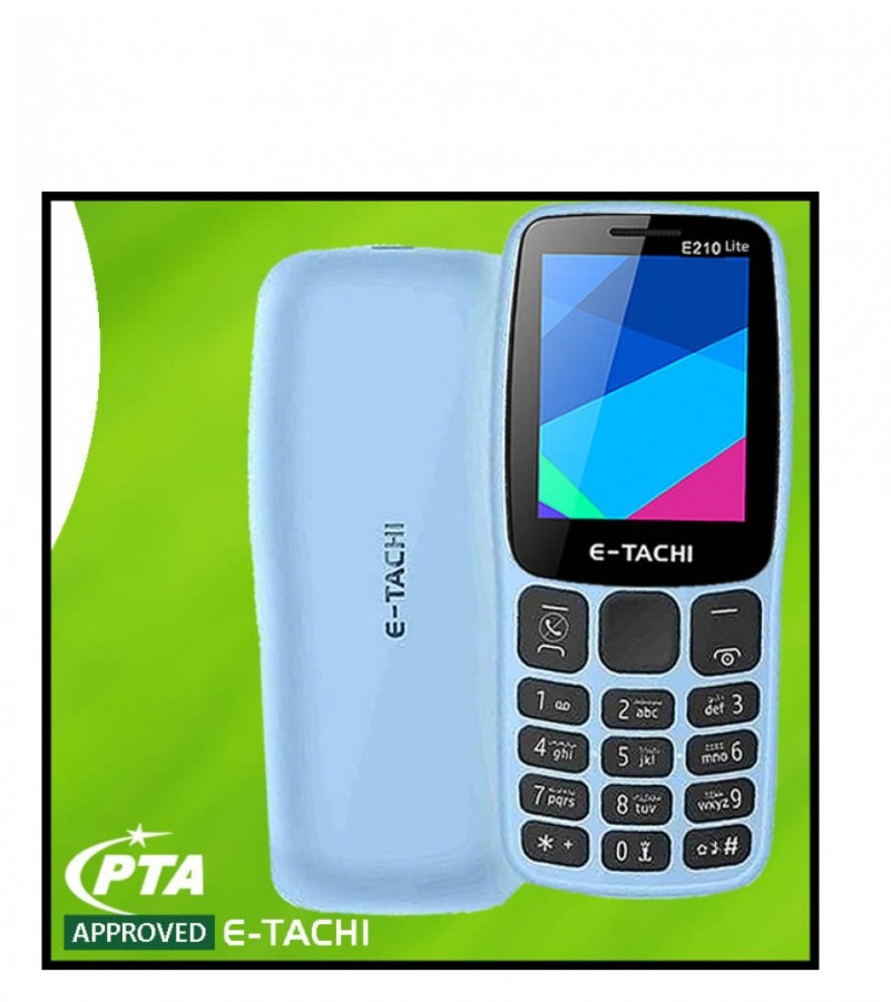 E Tachi E210 Lite 2.4" Big Screen Keypad Mobile Phone (Without Camera