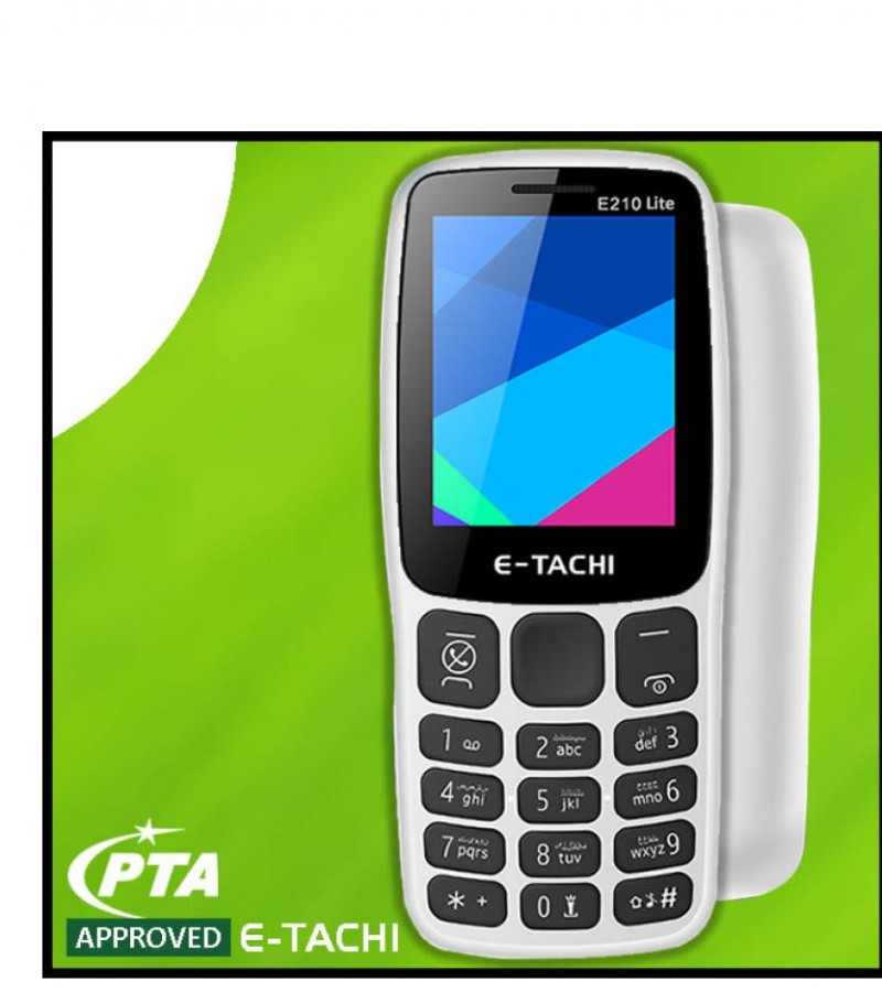 E Tachi E210 Lite 2.4" Large Display Keypad Mobile Phone (Without