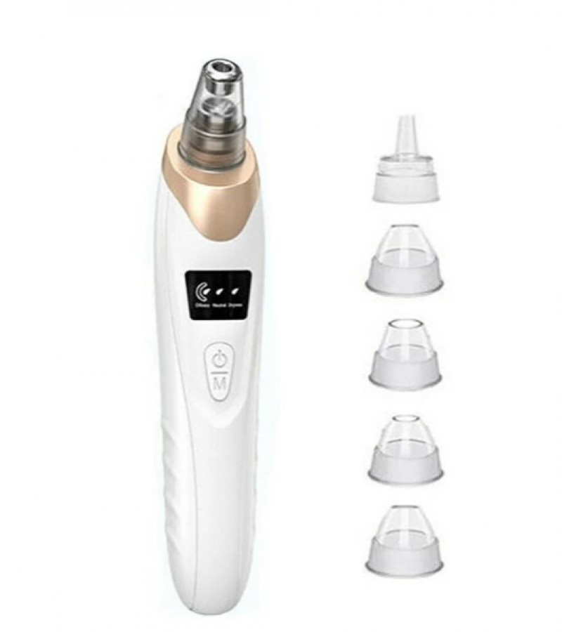 5 in 1 Blackhead Remover Machine - Derma Suction - Pimple Acne Remover - Blackhead Vacuum Machine - Deep Face Clean Pimple Popper Tool