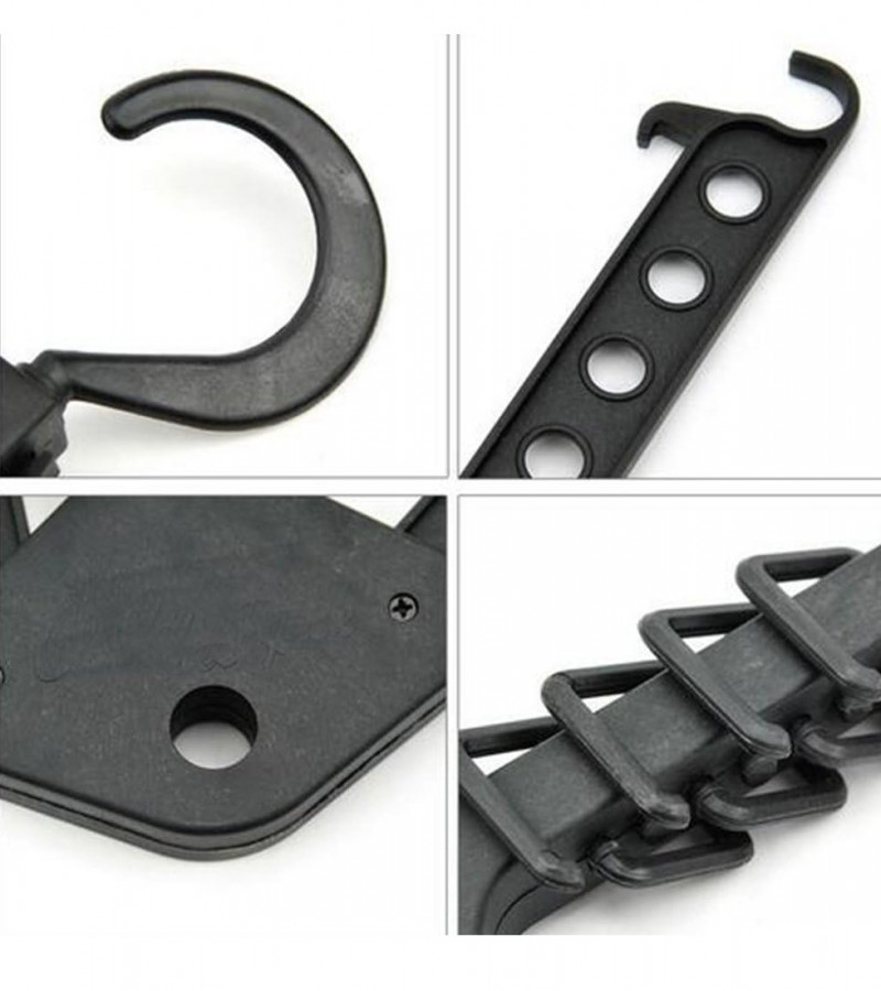 Magic Hanger - Multipurpose 9-Hole Space Saving Closet Organizer - Plastic Magic Hangers - Multi-Function Folding Hanger - Space Saving Hangers