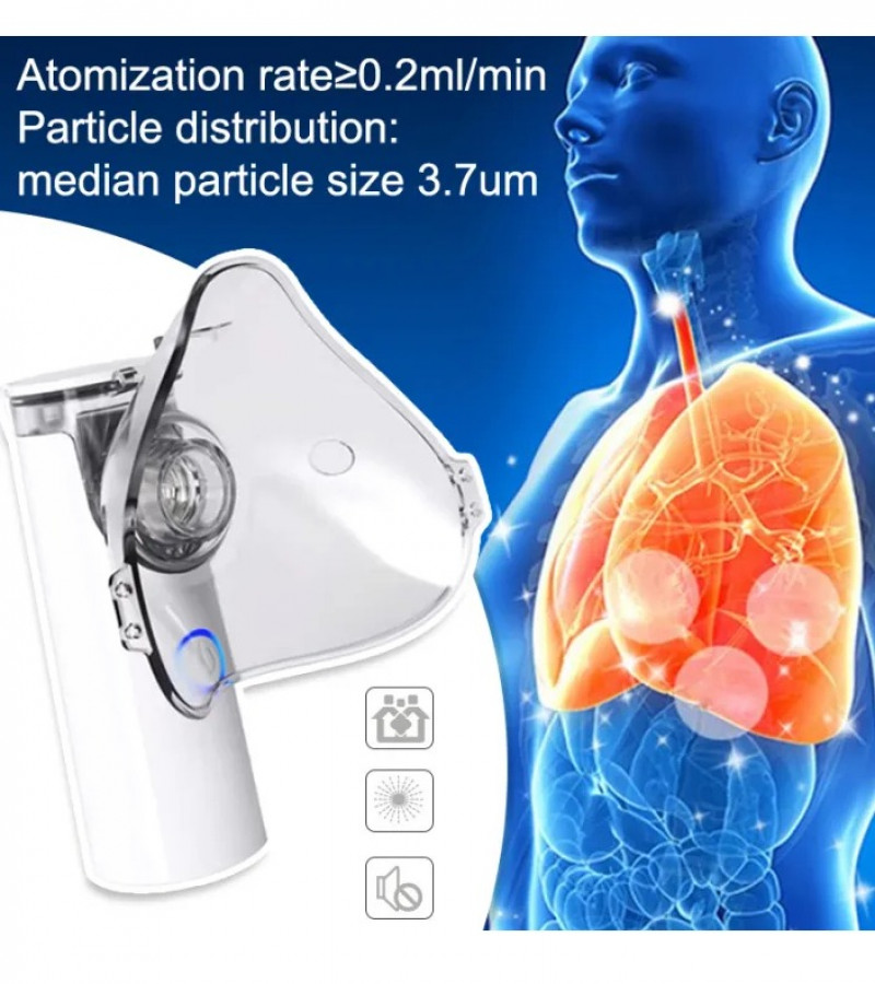 Nebulizer, Nebulizer Machine For Kids, Nebulizer Machine, Inhaler, Breathing Problems, Portable, Travel Nebulizer Machine For Adults, Mesh Nebulizer