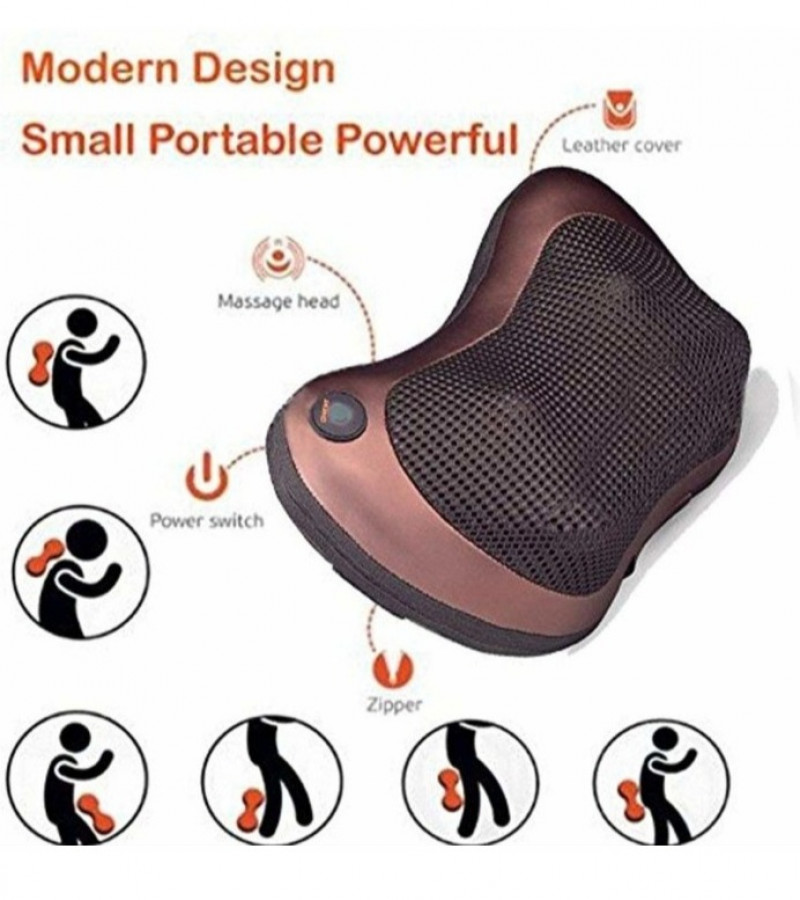 Neck Massager Cushion Relax -Electric Neck Massager Machine with Heating Function - Massager Pillow - Car & Home Massager  pillow