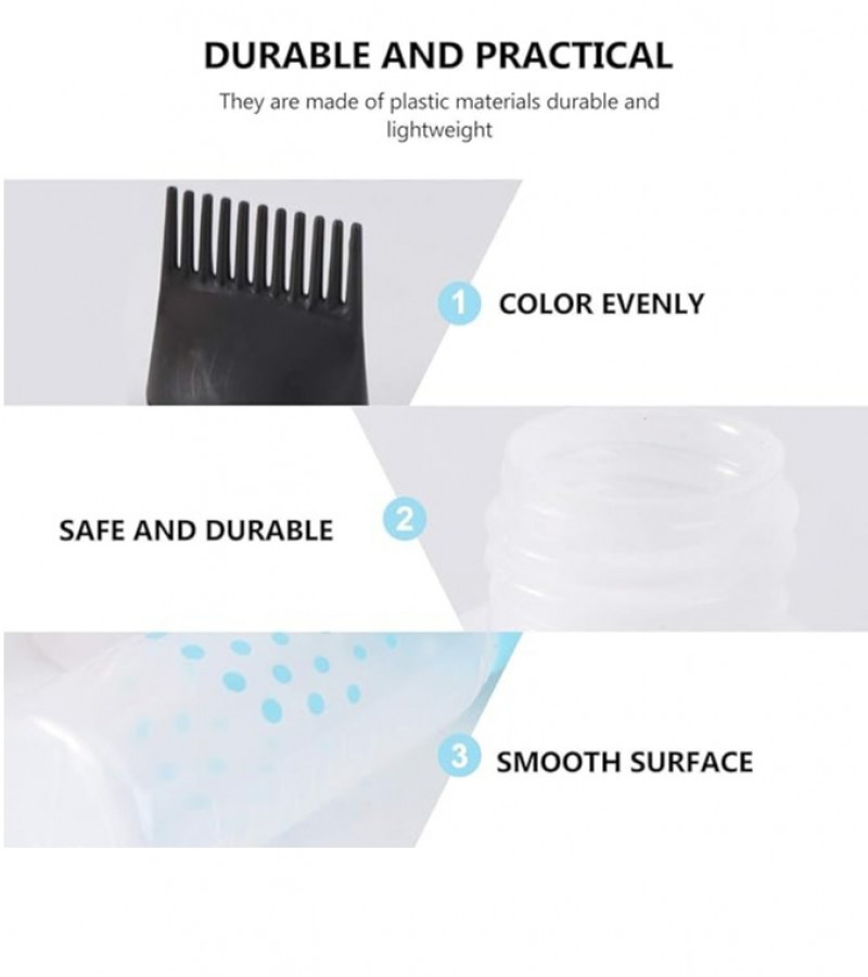 Oil Bottle - Silicone Oil Bottle With Comb - Hair Oil Bottle With Comb - Hair Oil Massager - Multipurpose Hair Oil Applicator Bottle